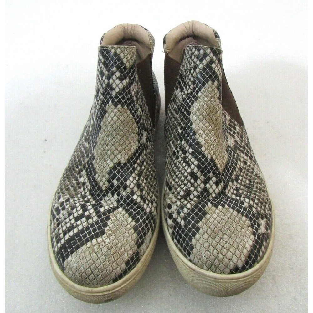 Coconuts By Matisse Harlan Women Flat Slip-on Sneakers Snakeskin 7.5‎ booties